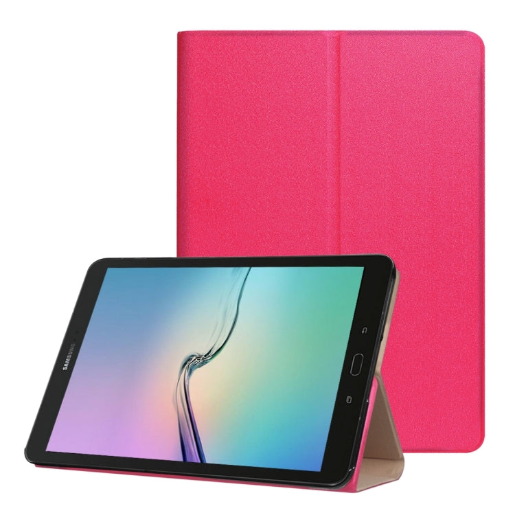 For Galaxy Tab S3 9.7 inch T820 / T825 Golden Stone Series PU Leather Stand Case Cover Shield