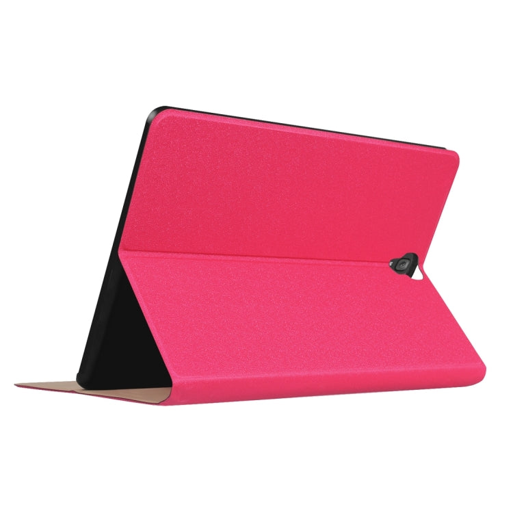 For Galaxy Tab S3 9.7 inch T820 / T825 Golden Stone Series PU Leather Stand Case Cover Shield