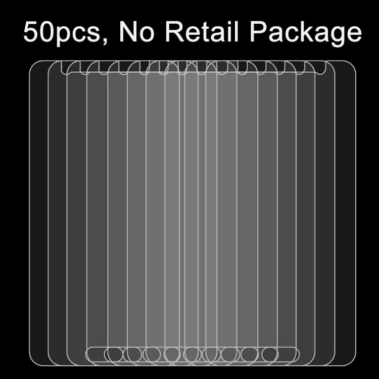 50 PCS For Galaxy J7(2016) / J710 0.26mm 9H Surface Hardness 2.5D Explosion-proof Tempered Glass Screen Film, No Retail Package