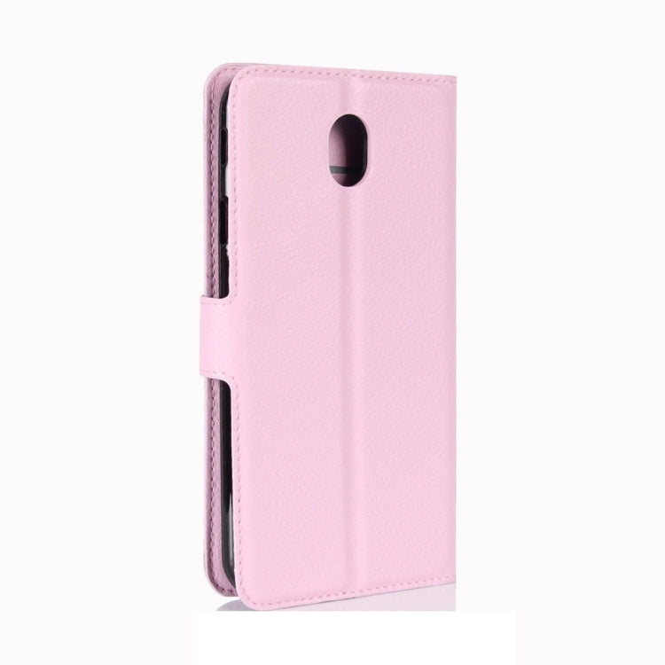 For Galaxy J7 (2017) / J7 Pro (EU Version) Litchi Texture Horizontal Flip Leather Case with Holder & Card Slots & Wallet
