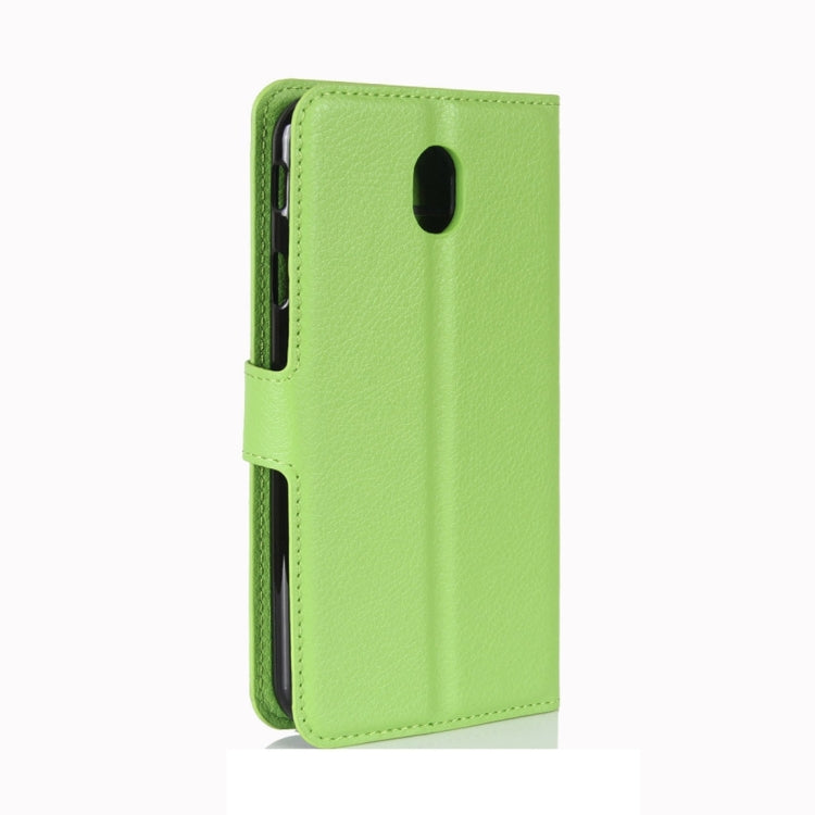 For Galaxy J7 (2017) / J7 Pro (EU Version) Litchi Texture Horizontal Flip Leather Case with Holder & Card Slots & Wallet