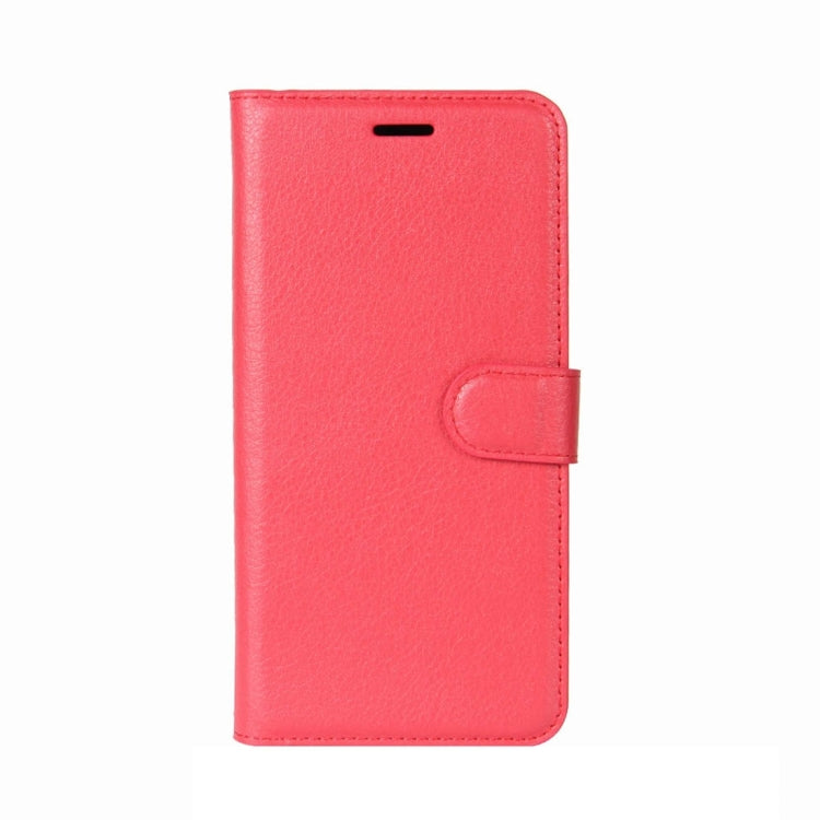 For Galaxy J3 (2017) (EU Version) Litchi Texture Horizontal Flip Leather Case with Holder & Card Slots & Wallet