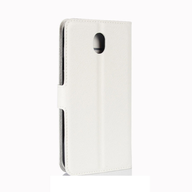 For Galaxy J3 (2017) (EU Version) Litchi Texture Horizontal Flip Leather Case with Holder & Card Slots & Wallet