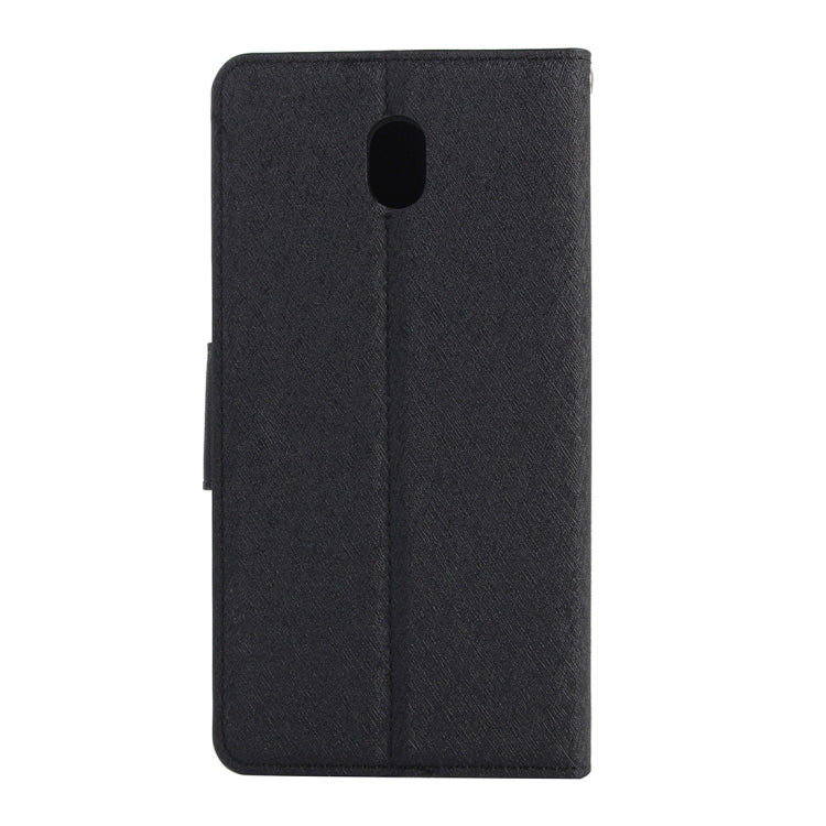 Silk Texture Horizontal Flip Leather Case for Galaxy J3 (2018) (US Version), with Holder & Card slots & Wallet & Photo Frame