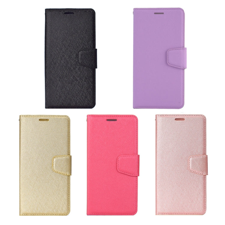 Silk Texture Horizontal Flip Leather Case for Galaxy J3 (2018) (US Version), with Holder & Card slots & Wallet & Photo Frame