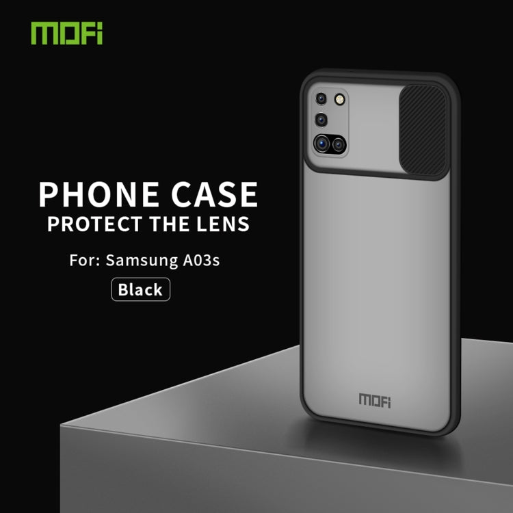 For Samsung Galaxy A03s 166mm MOFI Xing Dun Series Translucent Frosted PC + TPU Privacy Anti-glare Shockproof All-inclusive Protective Case