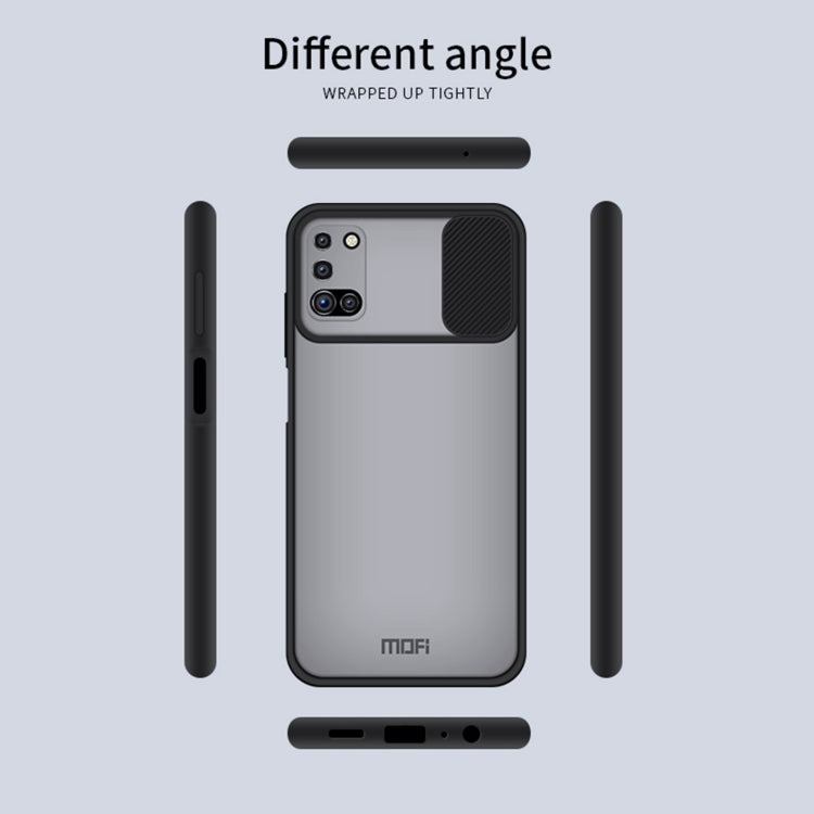 For Samsung Galaxy A03s 166mm MOFI Xing Dun Series Translucent Frosted PC + TPU Privacy Anti-glare Shockproof All-inclusive Protective Case