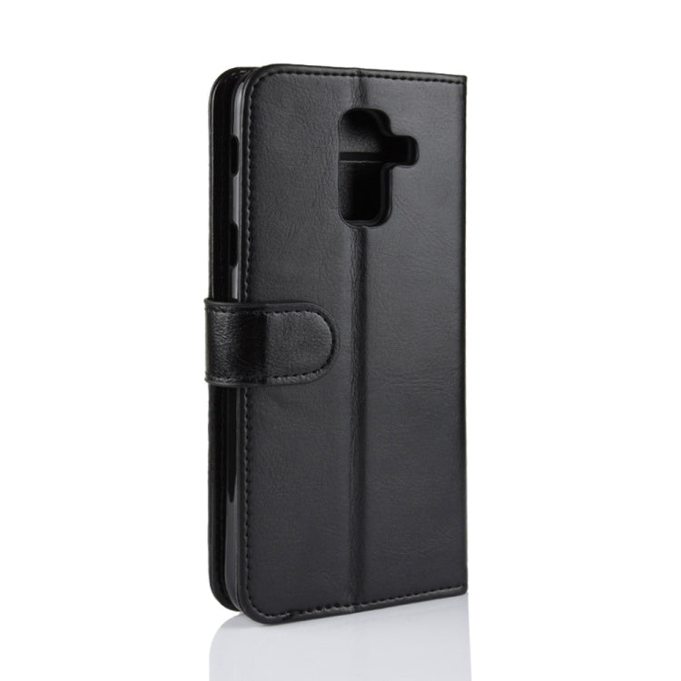 PU + TPU Crazy Horse Texture Horizontal Flip Leather Case for Galaxy J8 (2018) (EU Version), with Wallet & Holder & Card Slots