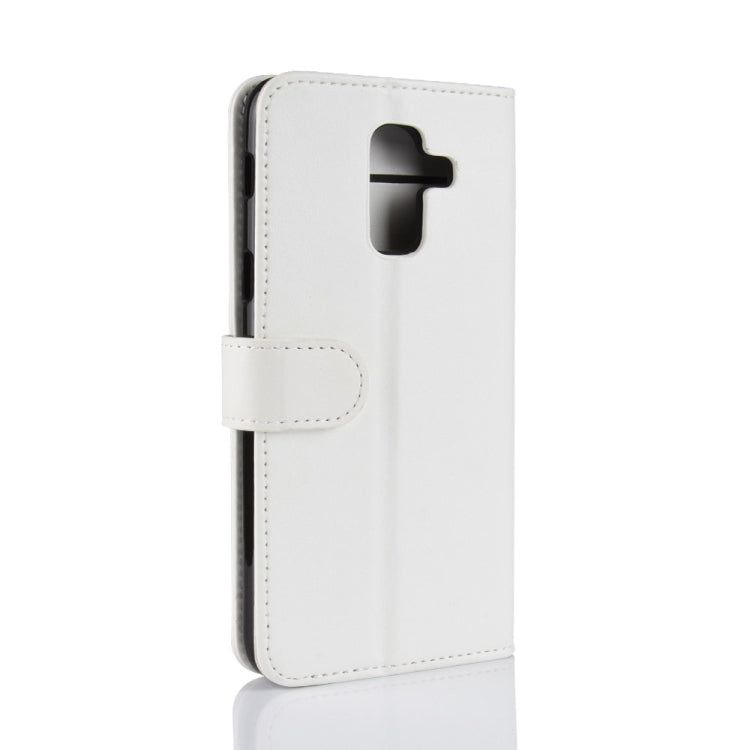 PU + TPU Crazy Horse Texture Horizontal Flip Leather Case for Galaxy J8 (2018) (EU Version), with Wallet & Holder & Card Slots