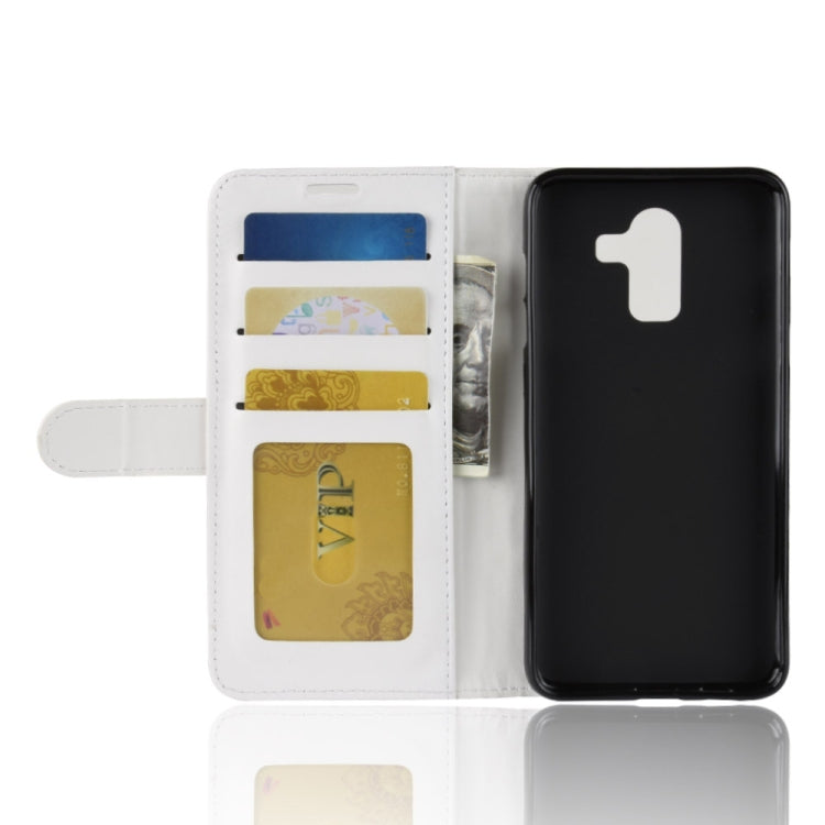 PU + TPU Crazy Horse Texture Horizontal Flip Leather Case for Galaxy J8 (2018) (EU Version), with Wallet & Holder & Card Slots
