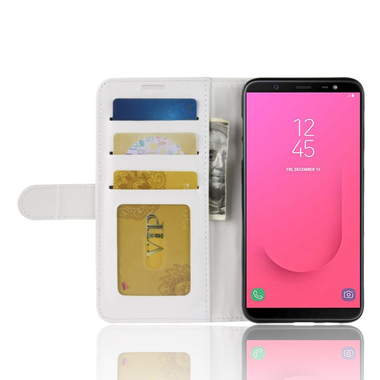 PU + TPU Crazy Horse Texture Horizontal Flip Leather Case for Galaxy J8 (2018) (EU Version), with Wallet & Holder & Card Slots