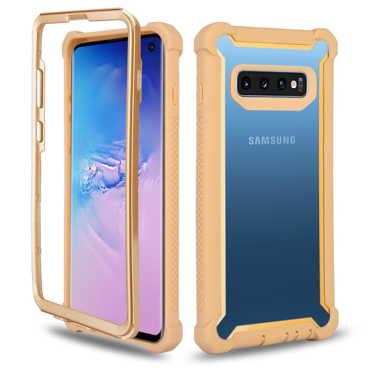 Four-corner Shockproof All-inclusive Transparent Space Case for Galaxy S10