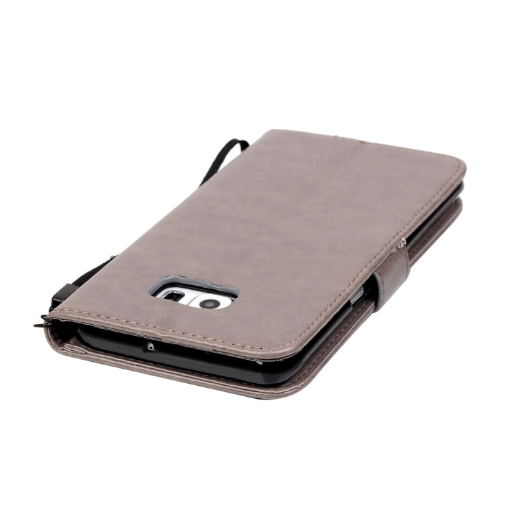 For Galaxy S6 Edge+ / G928 Heart Diamond Encrusted Flowers Embossing Horizontal Flip Leather Case with Holder & Card Slots & Wallet & Lanyard