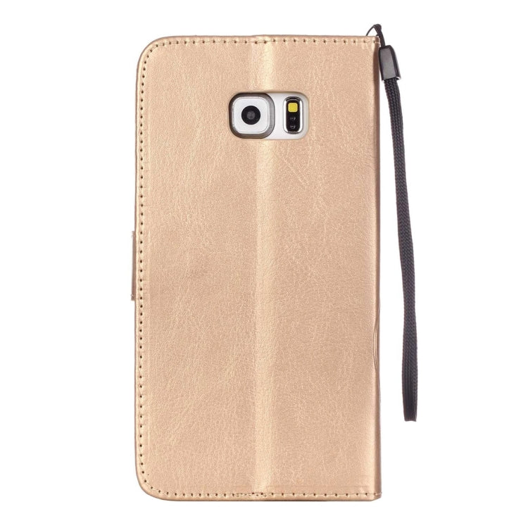 For Galaxy S6 Edge+ / G928 Heart Diamond Encrusted Flowers Embossing Horizontal Flip Leather Case with Holder & Card Slots & Wallet & Lanyard