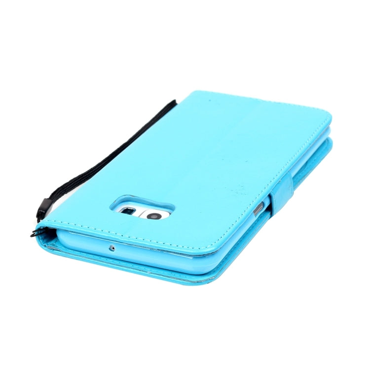 For Galaxy S6 Edge+ / G928 Heart Diamond Encrusted Flowers Embossing Horizontal Flip Leather Case with Holder & Card Slots & Wallet & Lanyard