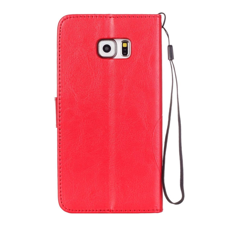 For Galaxy S6 Edge+ / G928 Heart Diamond Encrusted Flowers Embossing Horizontal Flip Leather Case with Holder & Card Slots & Wallet & Lanyard