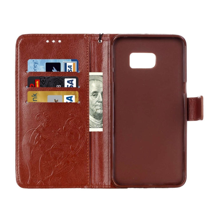 For Galaxy S6 Edge+ / G928 Heart Diamond Encrusted Flowers Embossing Horizontal Flip Leather Case with Holder & Card Slots & Wallet & Lanyard