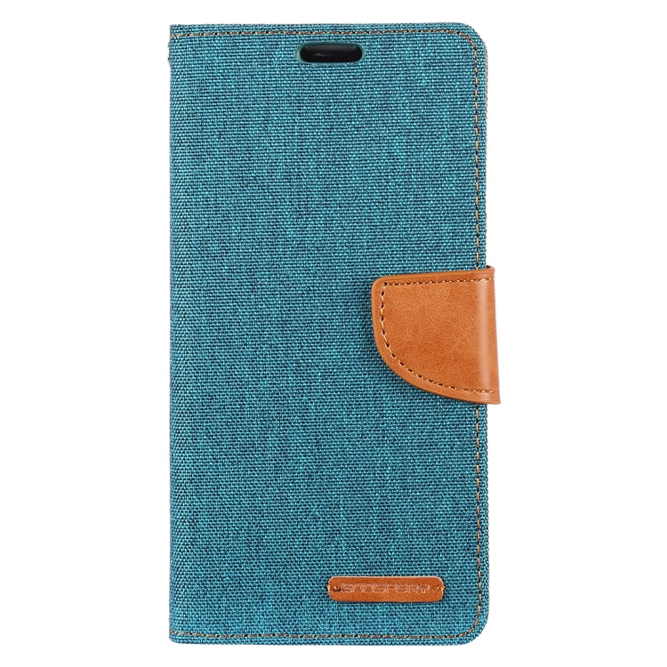 GOOSPERY CANVAS DIARY Canvas Texture Horizontal Flip PU Leather Case for Galaxy S10, with Holder & Card Slots & Wallet