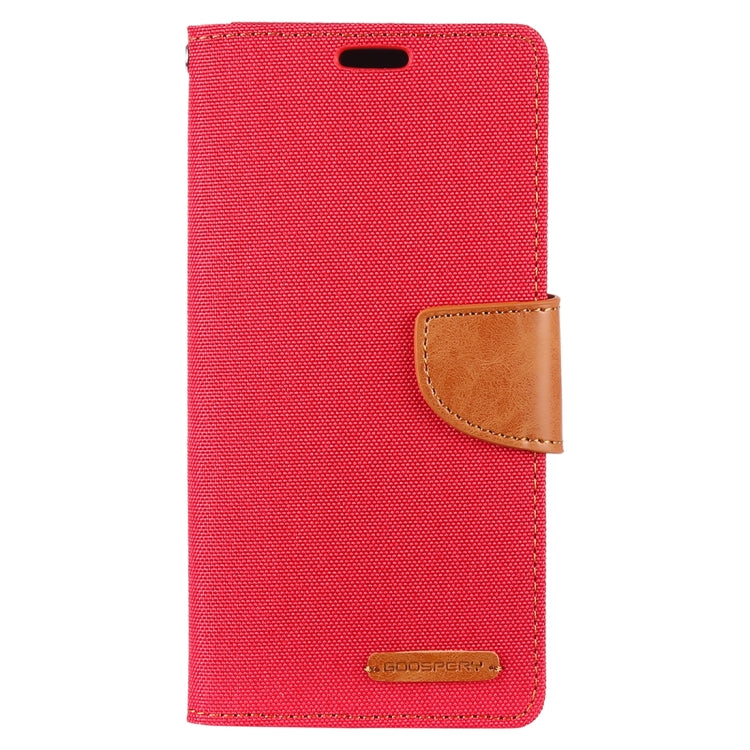 GOOSPERY CANVAS DIARY Canvas Texture Horizontal Flip PU Leather Case for Galaxy S10, with Holder & Card Slots & Wallet