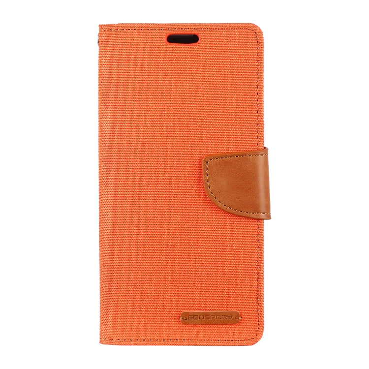 GOOSPERY CANVAS DIARY Canvas Texture Horizontal Flip PU Leather Case for Galaxy S10 Plus, with Holder & Card Slots & Wallet