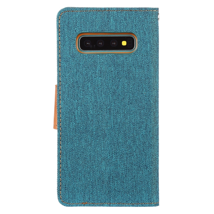 GOOSPERY CANVAS DIARY Canvas Texture Horizontal Flip PU Leather Case for Galaxy S10 Plus, with Holder & Card Slots & Wallet