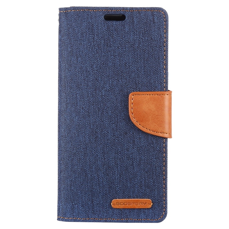 GOOSPERY CANVAS DIARY Canvas Texture Horizontal Flip PU Leather Case for Galaxy S10 Plus, with Holder & Card Slots & Wallet