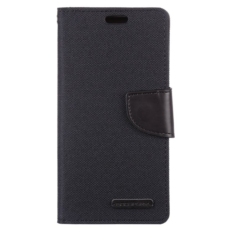 GOOSPERY CANVAS DIARY Canvas Texture Horizontal Flip PU Leather Case for Galaxy S10 E, with Holder & Card Slots & Wallet