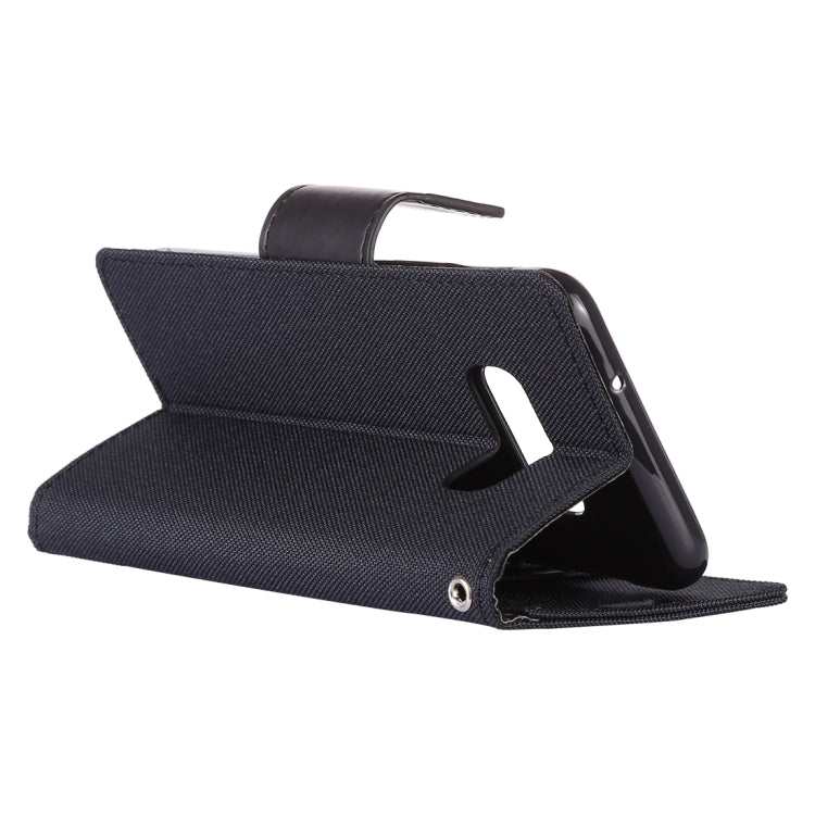 GOOSPERY CANVAS DIARY Canvas Texture Horizontal Flip PU Leather Case for Galaxy S10 E, with Holder & Card Slots & Wallet