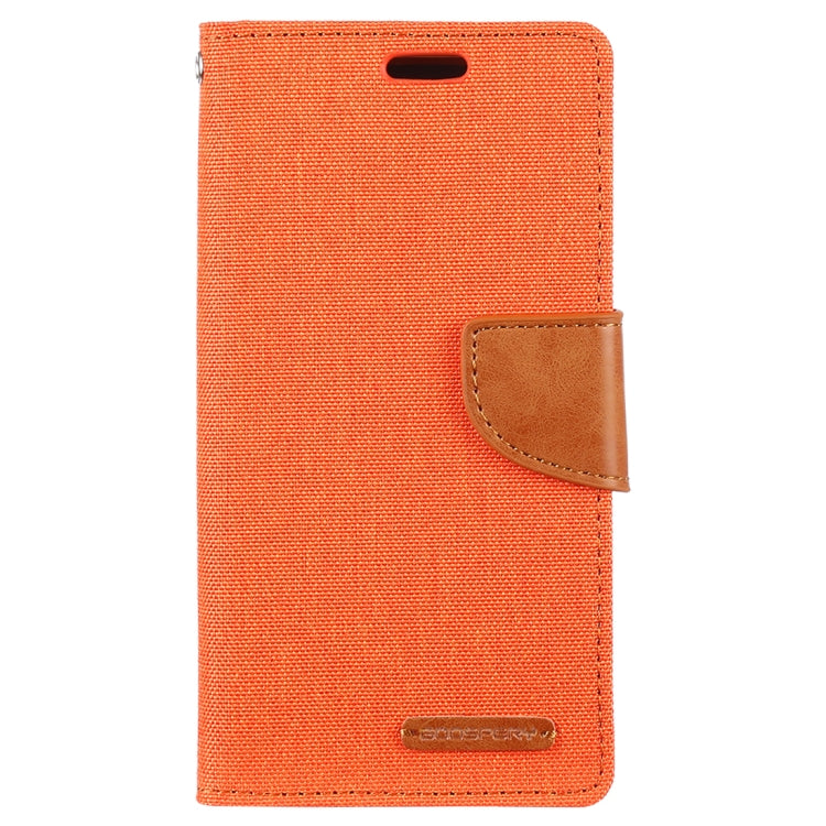 GOOSPERY CANVAS DIARY Canvas Texture Horizontal Flip PU Leather Case for Galaxy S10 E, with Holder & Card Slots & Wallet
