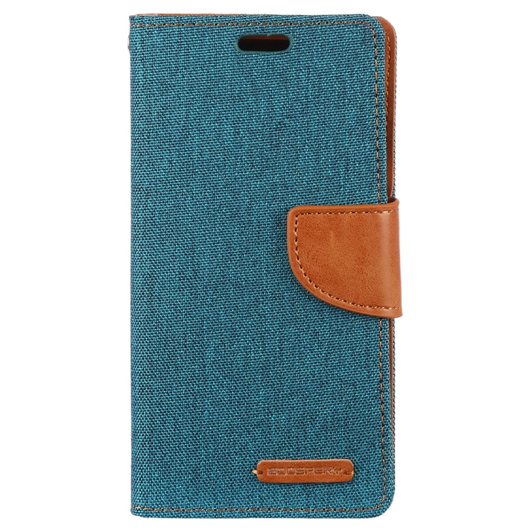 GOOSPERY CANVAS DIARY Canvas Texture Horizontal Flip PU Leather Case for Galaxy S10 E, with Holder & Card Slots & Wallet