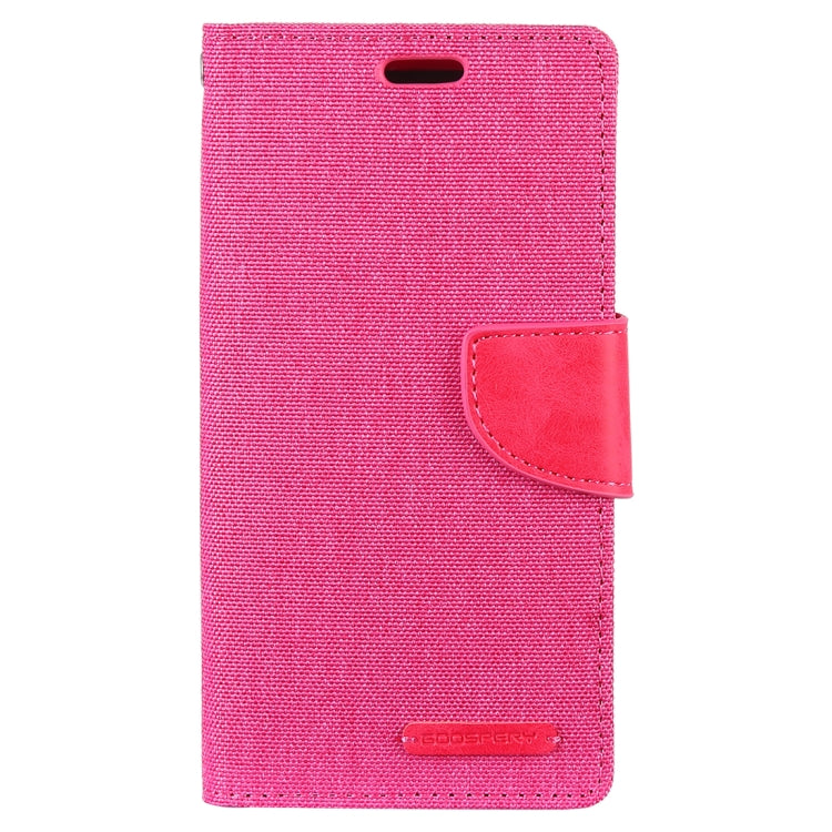 GOOSPERY CANVAS DIARY Canvas Texture Horizontal Flip PU Leather Case for Galaxy S10 E, with Holder & Card Slots & Wallet