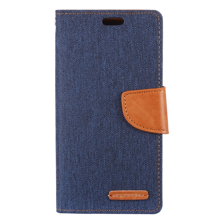 GOOSPERY CANVAS DIARY Canvas Texture Horizontal Flip PU Leather Case for Galaxy S10 E, with Holder & Card Slots & Wallet