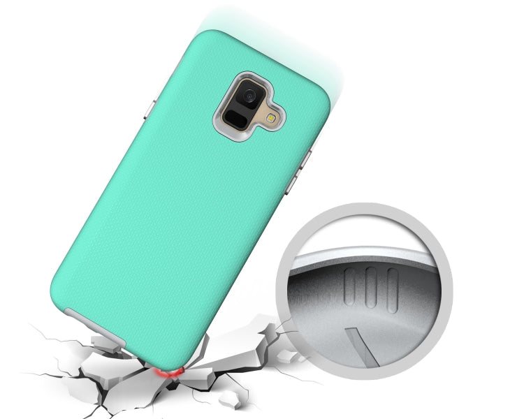 Anti-slip Armor Texture TPU + PC Case for Samsung Galaxy A6 (2018)