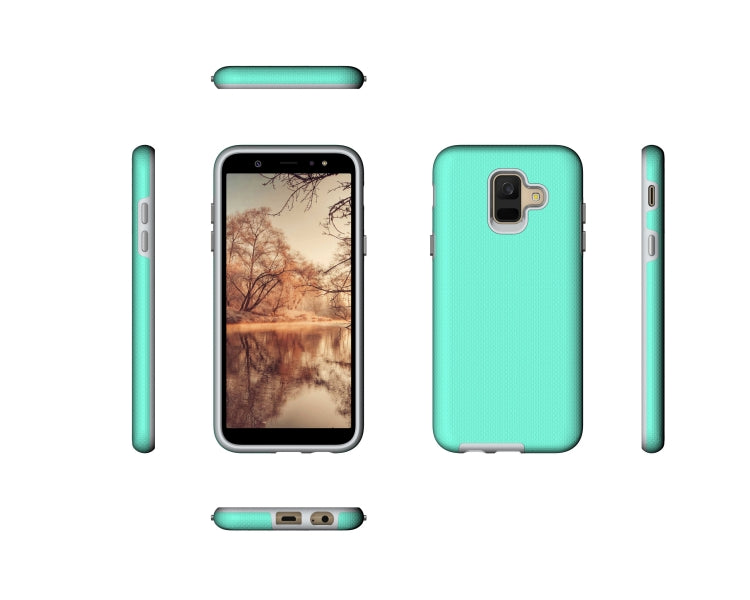 Anti-slip Armor Texture TPU + PC Case for Samsung Galaxy A6 (2018)