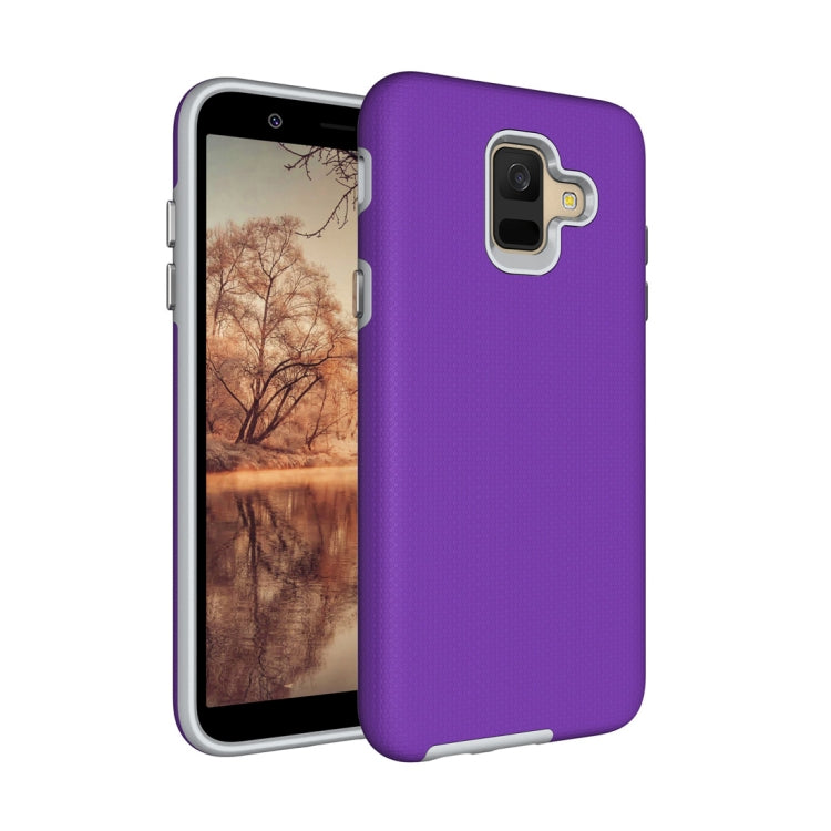 Anti-slip Armor Texture TPU + PC Case for Samsung Galaxy A6 (2018)