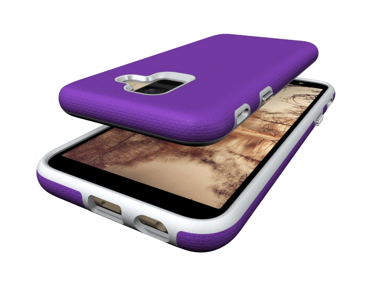 Anti-slip Armor Texture TPU + PC Case for Samsung Galaxy A6 (2018)