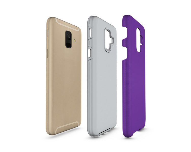 Anti-slip Armor Texture TPU + PC Case for Samsung Galaxy A6 (2018)