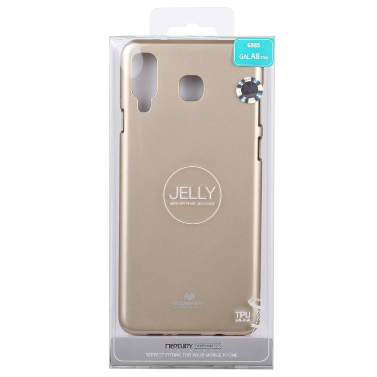GOOSPERY PEARL JELLY Series Drop-proof TPU Case for Galaxy A8 Star (A9 Star)