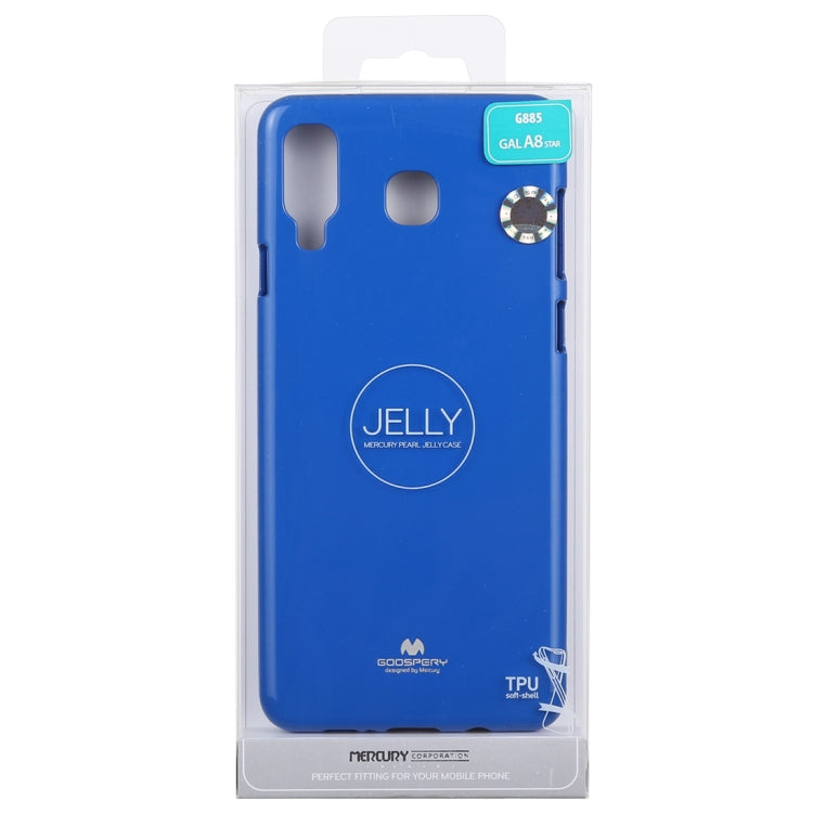 GOOSPERY PEARL JELLY Series Drop-proof TPU Case for Galaxy A8 Star (A9 Star)
