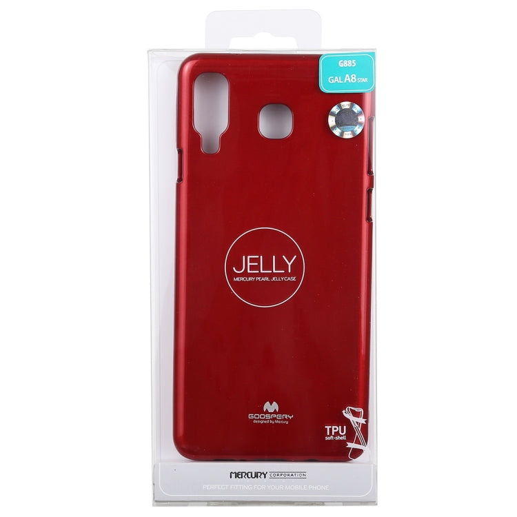 GOOSPERY PEARL JELLY Series Drop-proof TPU Case for Galaxy A8 Star (A9 Star)