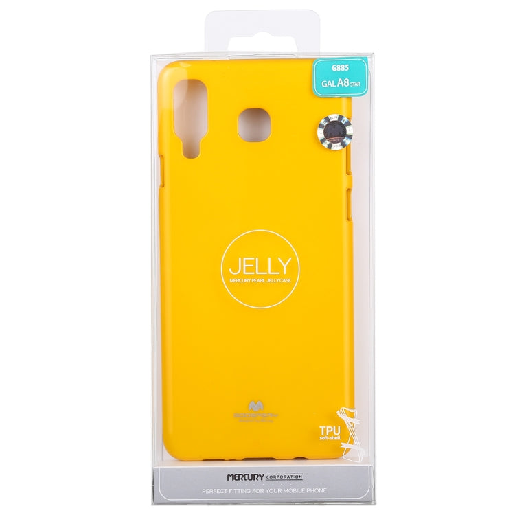 GOOSPERY PEARL JELLY Series Drop-proof TPU Case for Galaxy A8 Star (A9 Star)