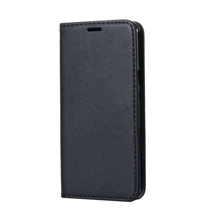 For Galaxy S8 + / G9550 Sheep Texture Casual Style with  Magnetic Adsorption Horizontal Flip Leather Case with Holder & Card Slots & Wallet(Black)