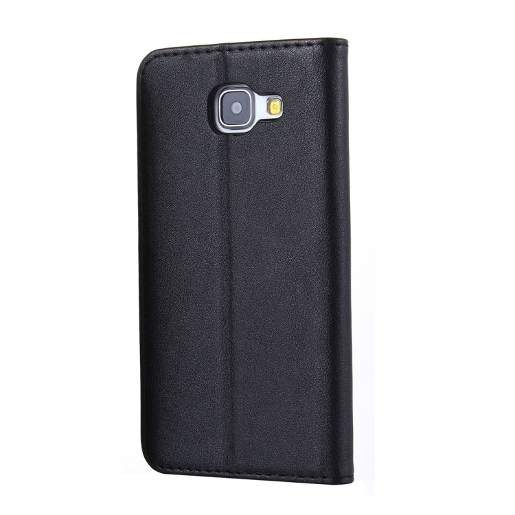 For Galaxy S8 + / G9550 Sheep Texture Casual Style with  Magnetic Adsorption Horizontal Flip Leather Case with Holder & Card Slots & Wallet(Black)