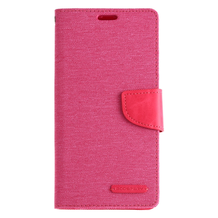 GOOSPERY CANVAS DIARY Canvas Texture Horizontal Flip PU Leather Case for Galaxy A20 / A30, with Holder & Card Slots & Wallet