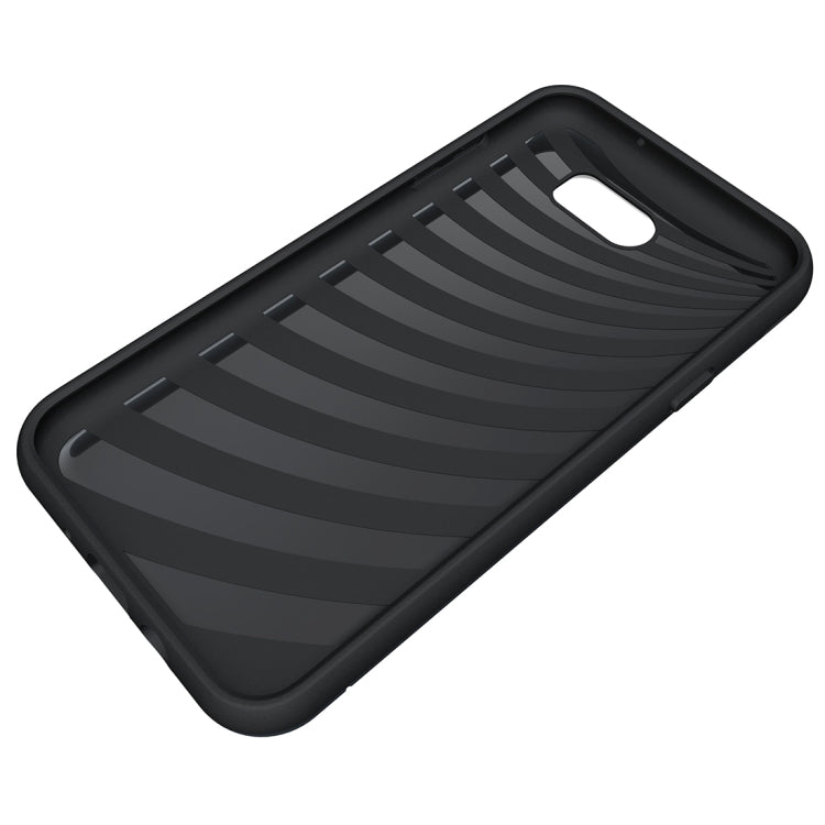 For Galaxy J7 (2017)(US Version) Brushed Texture Separable PC + TPU Protective Combination Back Case with Holder & Card Slot