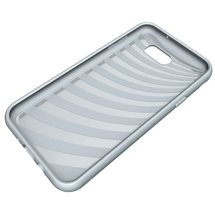 For Galaxy J7 (2017)(US Version) Brushed Texture Separable PC + TPU Protective Combination Back Case with Holder & Card Slot