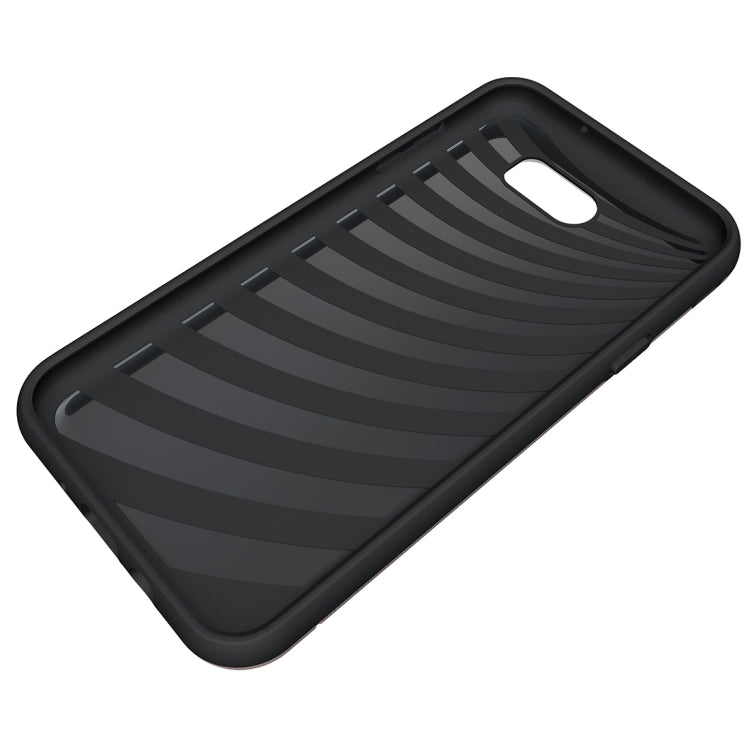 For Galaxy J7 (2017)(US Version) Brushed Texture Separable PC + TPU Protective Combination Back Case with Holder & Card Slot