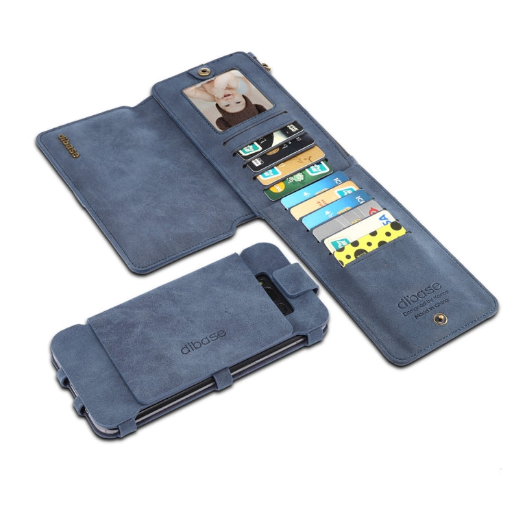 Dibase for Galaxy Note 8 Multi-function Sheep Bar Material Universal Horizontal Flip Case with Holder & Card Slots & Photo Frame & Hook & Detachable Back Protective Case