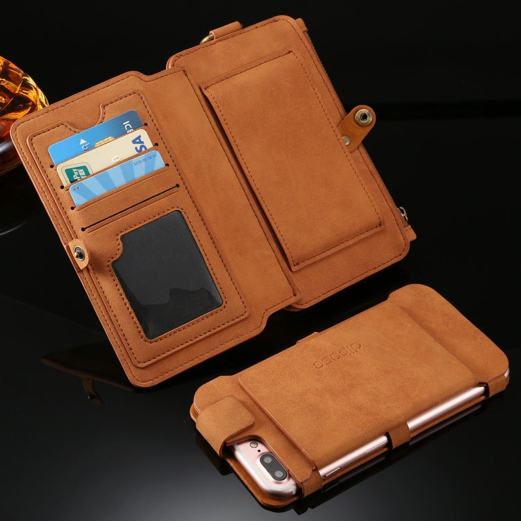 Dibase for Galaxy Note 8 Multi-function Sheep Bar Material Universal Horizontal Flip Case with Holder & Card Slots & Photo Frame & Hook & Detachable Back Protective Case