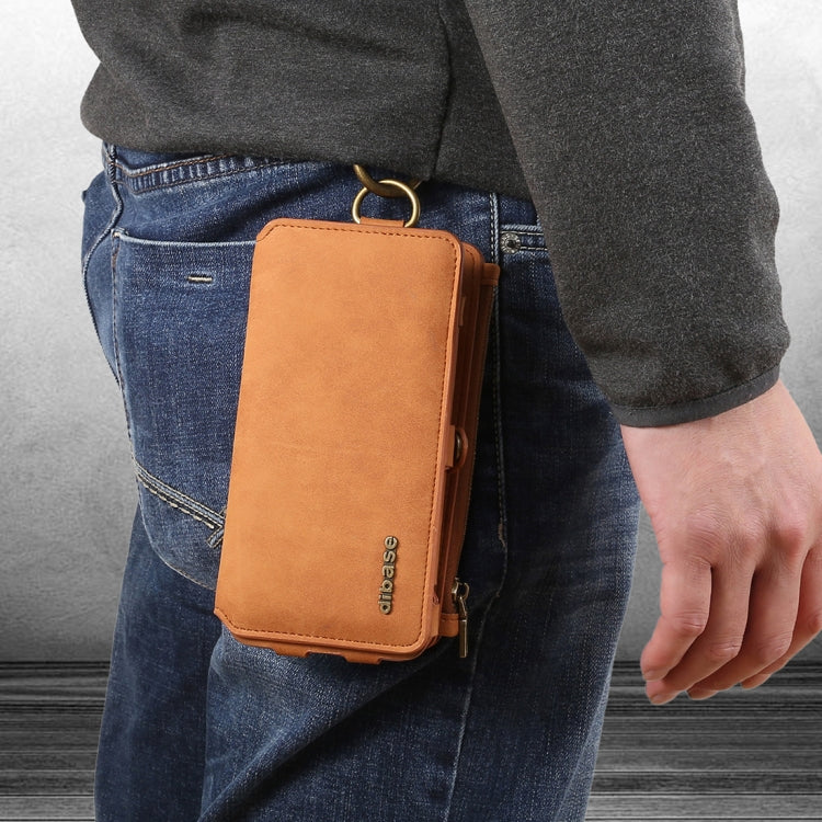 Dibase for Galaxy Note 8 Multi-function Sheep Bar Material Universal Horizontal Flip Case with Holder & Card Slots & Photo Frame & Hook & Detachable Back Protective Case